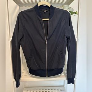 American Apparel navy bomber jacket